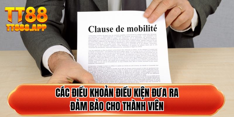 Các điều khoản TT88 đưa ra đảm bảo cho thành viên